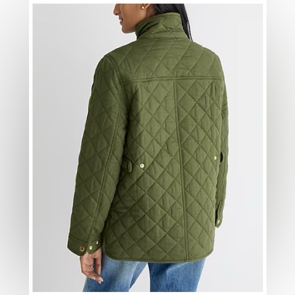 Jcrew Downtown Field Jacket, Green, X-Small, NWT - Picture 5 of 5